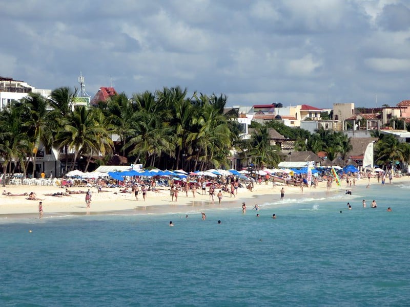 Playa del Carmen beach