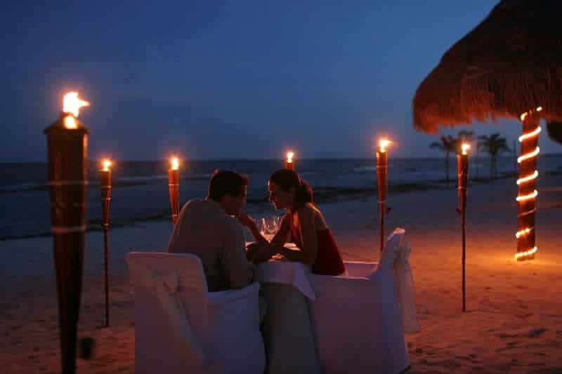 Best romantic places near Cancun