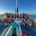 Party on catamaran