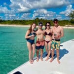 virgin beach on boat caribbean