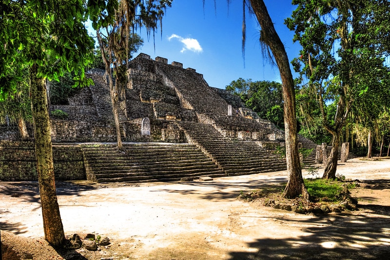 The Calakmul stop in the Maya Train route