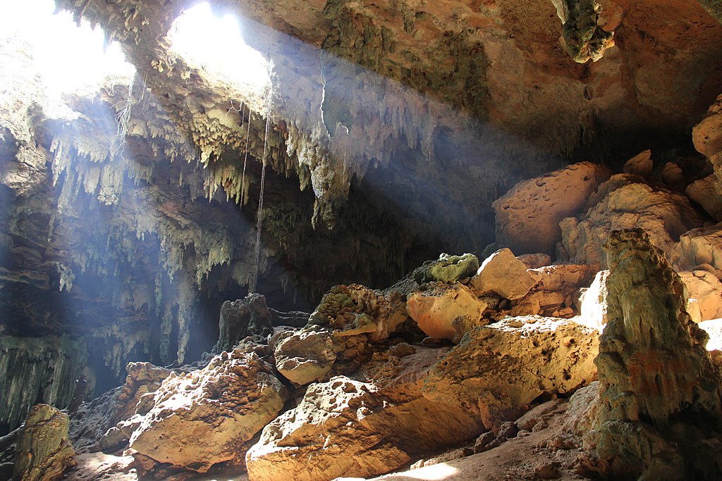 The Loltun caves In Yucatan