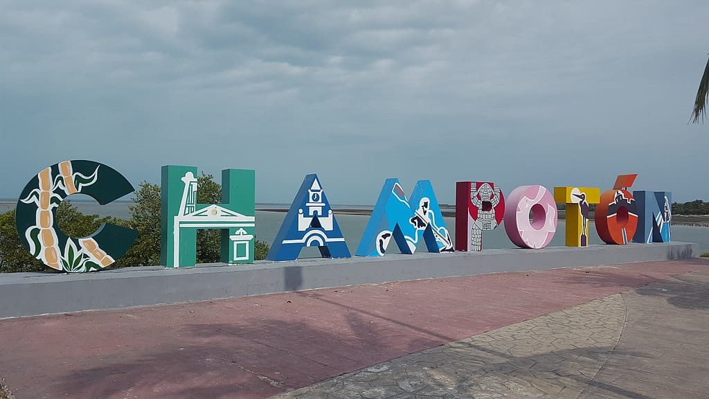 Champoton port in Campeche