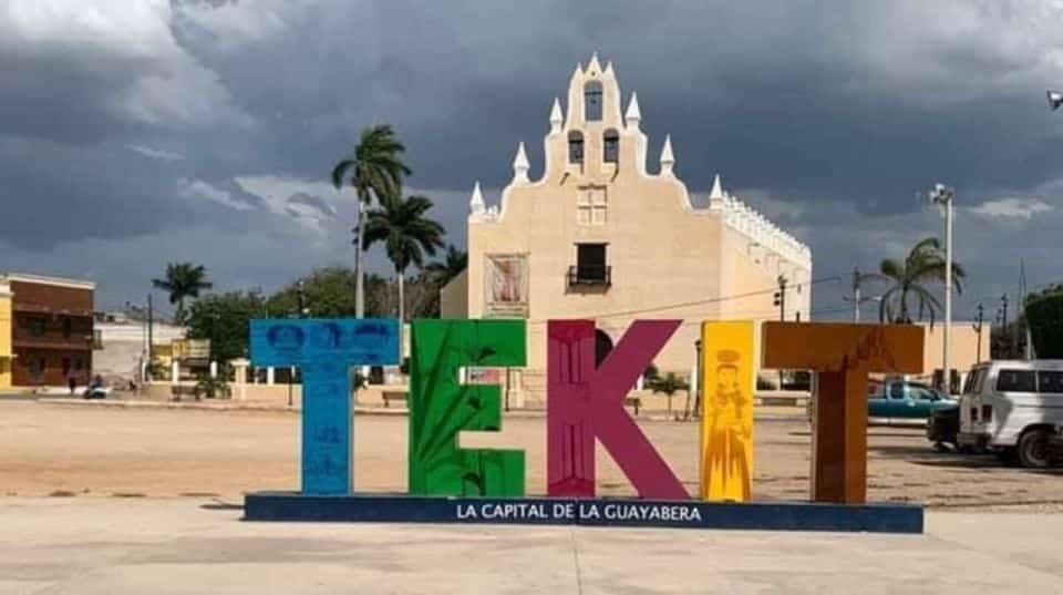 Tekit town in Yucatan
