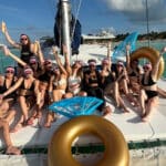 bachelorette catamaran tulum