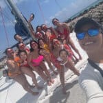 bachelorette tulum catamaran