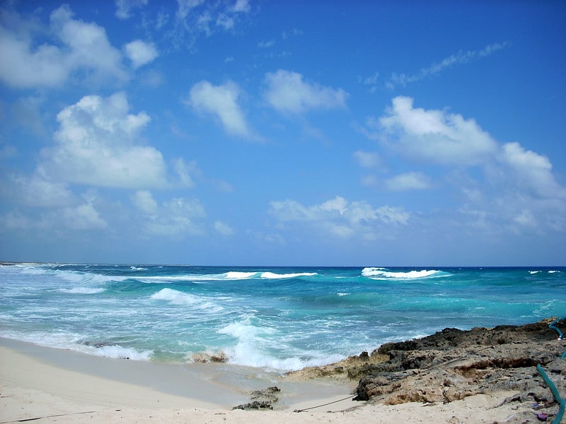 Public and private beaches in Cozumel