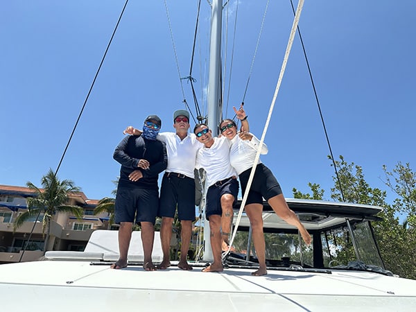 catamaran fun crew