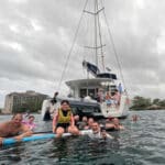 family fun on catamaran