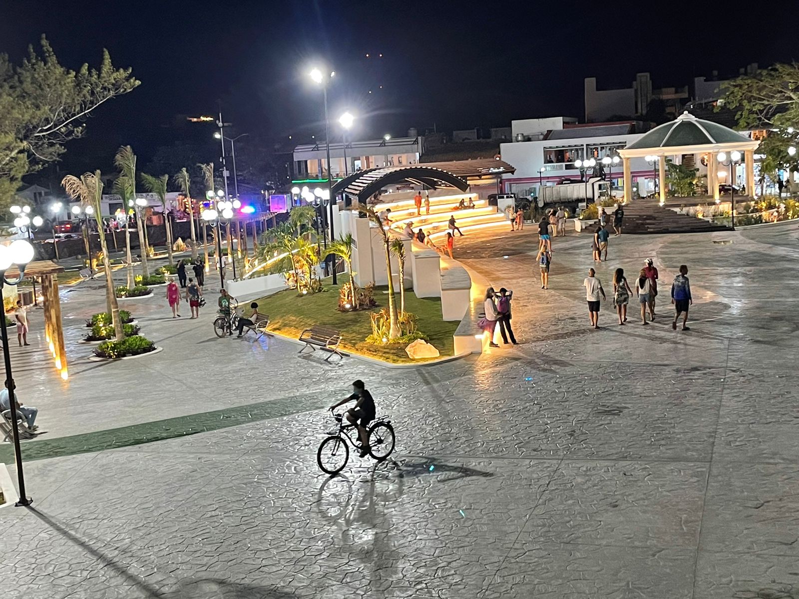 Fundadores Park in Puerto Morelos