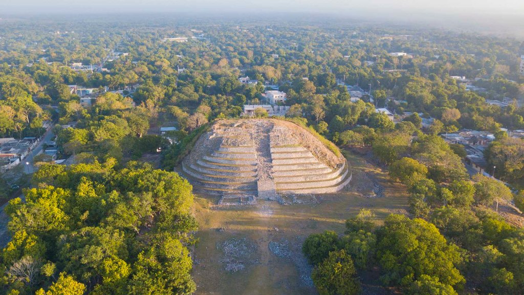 Kinich Kak Moo Pyramid in Izamal