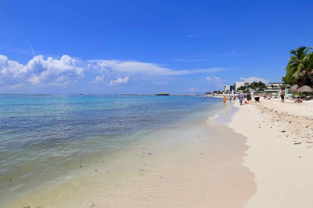 The Colosio Beach in Playa del Carmen